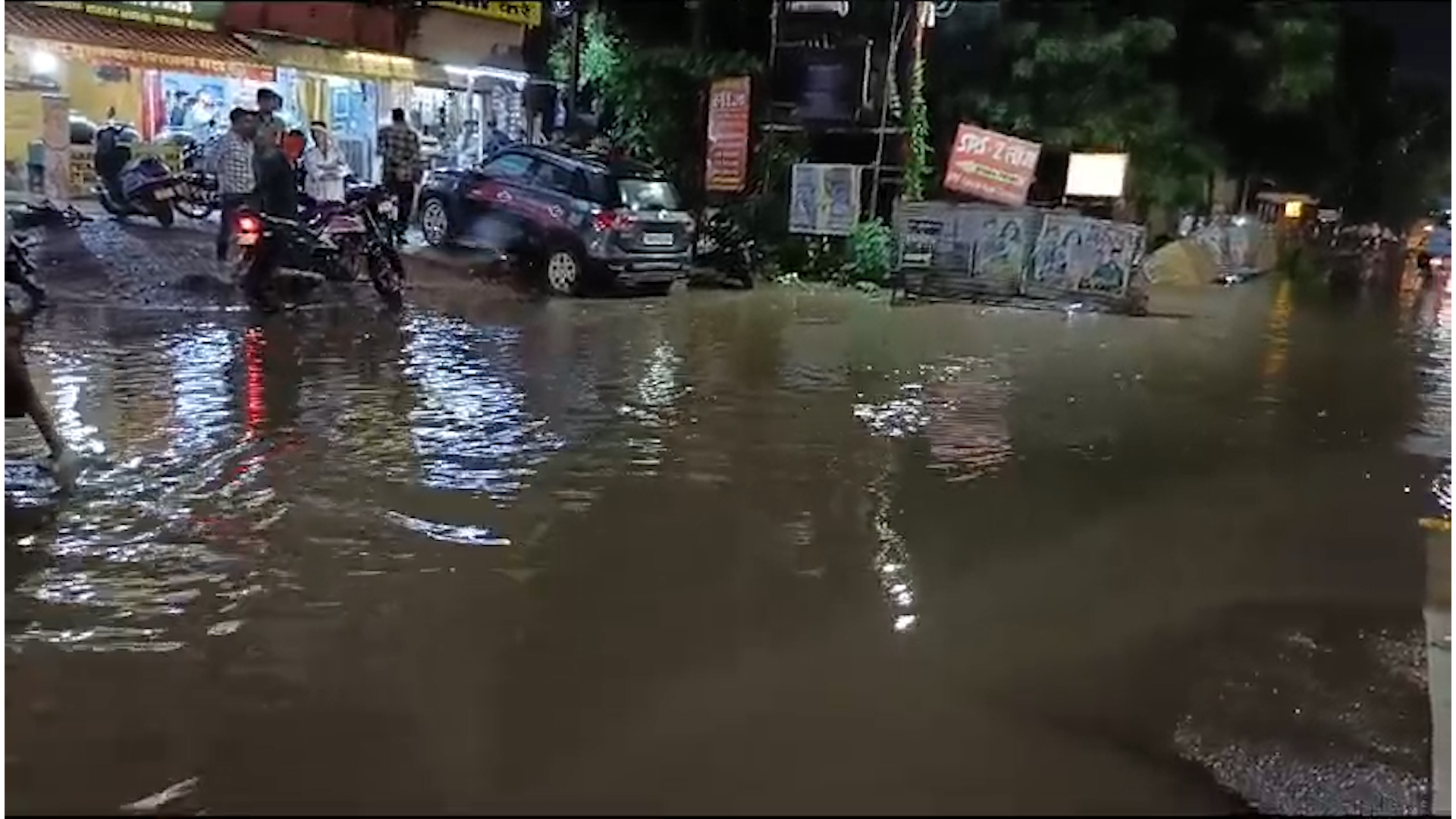 heavy rain in Bhilai