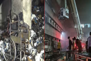 A terrible fire broke out in Chandigarh's PGI Nehru Hospital late at night