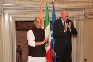 Rajnath Singh In Rome