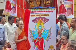 Biggest Eco Friendly Durga mata Idol in Hyderabad