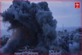 Gaza under heavy Israeli bombing