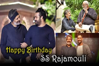 'Truly adore my moments with you', Ram Charan  and Jr NTR wish birthday to SS Rajamouli, shares unseen pic from RRR set