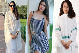From Kangana Ranaut, Karisma Kapoor's all white attire to Mouni Roy's co-ord mini dress: Top fashionable looks