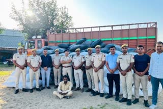Bhilwara police seized 3702 kg opium powder