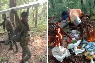 Security Forces Demolished Naxalite Camp