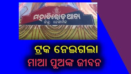 ଶୋଇଥିବା ବେଳେ ଚଢିଗଲା ଟ୍ରକ, ଚାଲିଗଲା ମା ଓ 7 ବର୍ଷିୟ ପୁଅ ଜୀବନ