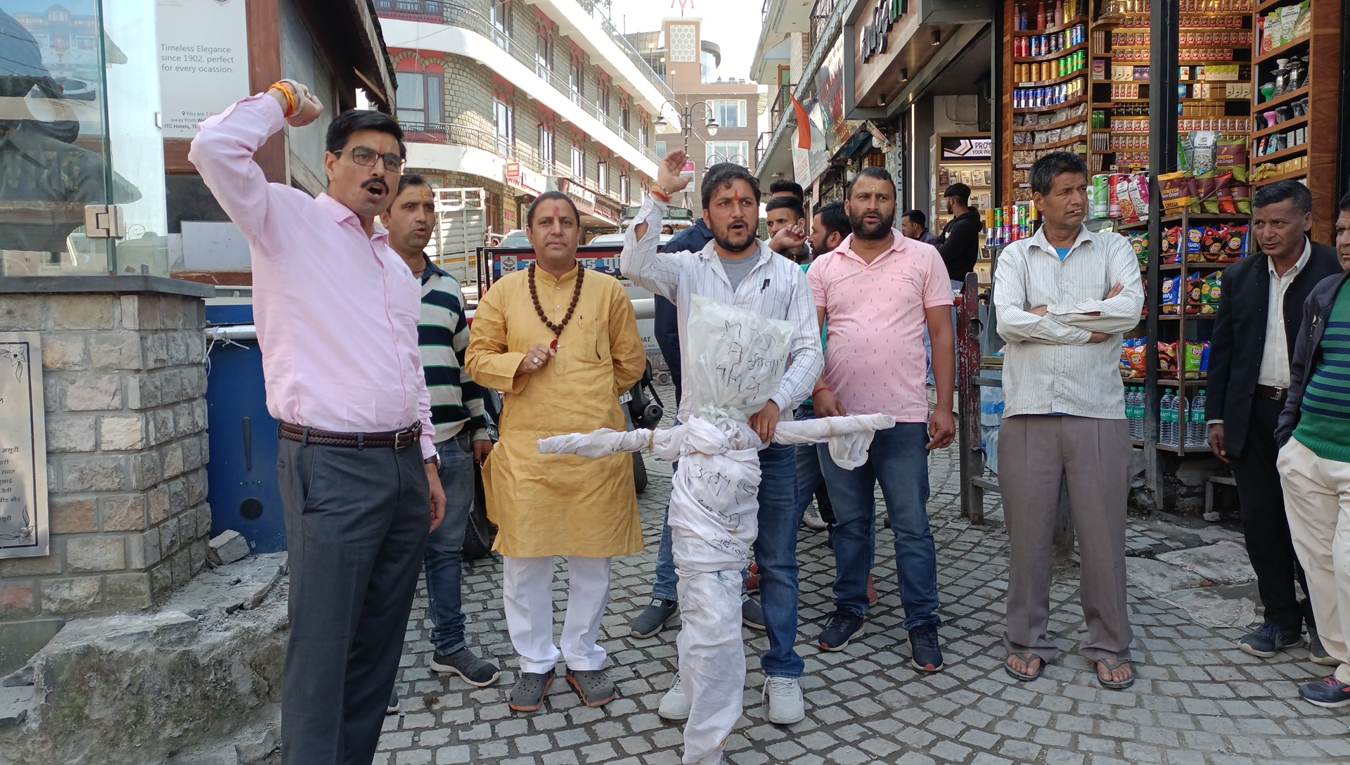 Devbhoomi Raksha Manch Protest Mussoorie