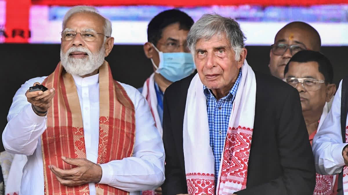 Ratan Tata, aged 86, passed away in Mumbai. Prime Minister and other leaders honoured his contributions to the industry, philanthropy, and social causes.