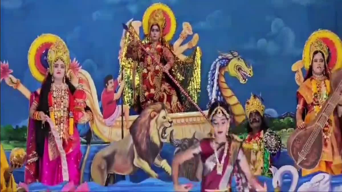 Live Tableau Of Maa Durga