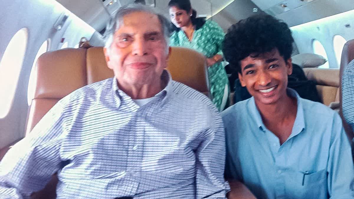 Shantanu Naidu and Ratan Tata