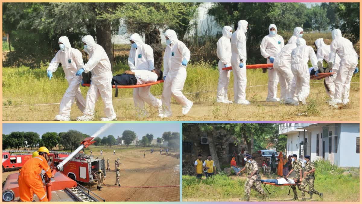 Chemical disaster mock drill in Jaipur