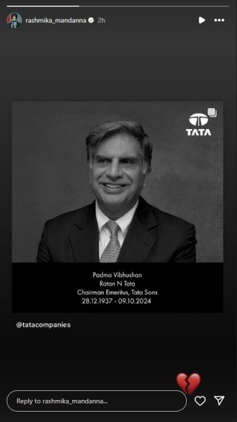 Your Legacy Will Inspire Generations: Silver screen stars Condole Demise of Ratan Tata