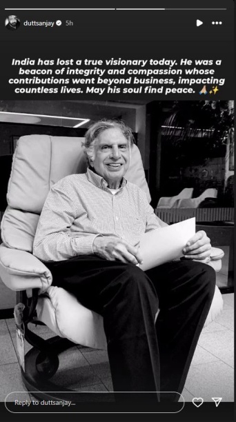 Your Legacy Will Inspire Generations: Silver screen stars Condole Demise of Ratan Tata