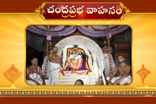 Srivaru on Chandra Prabha Vahanam