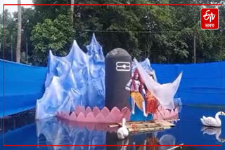 Unique Puja pandal, Durga Puja celebration in Nalbari