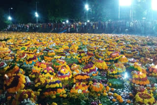 All over Telangana, Festival Of Flowers Celebrated