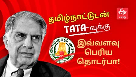 Ratan Tata reason for the strong business connection with tamil nadu news thumbnail