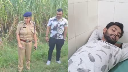 पुलिस मुठभेड़ के बाद आरोपी गिरफ्तार