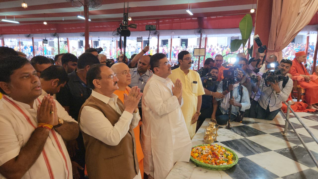 JP Nadda in Kolkata