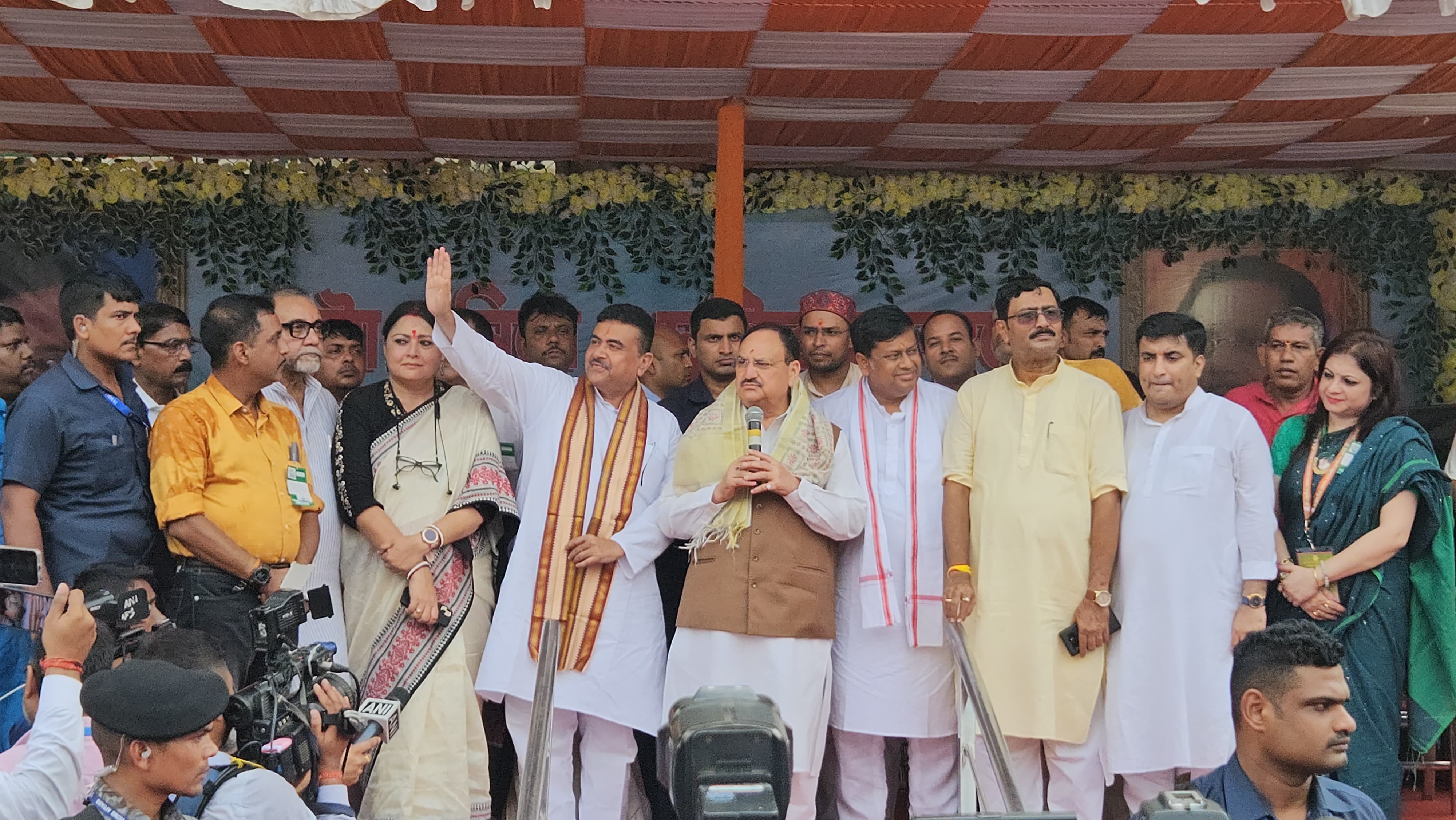 JP Nadda in Kolkata