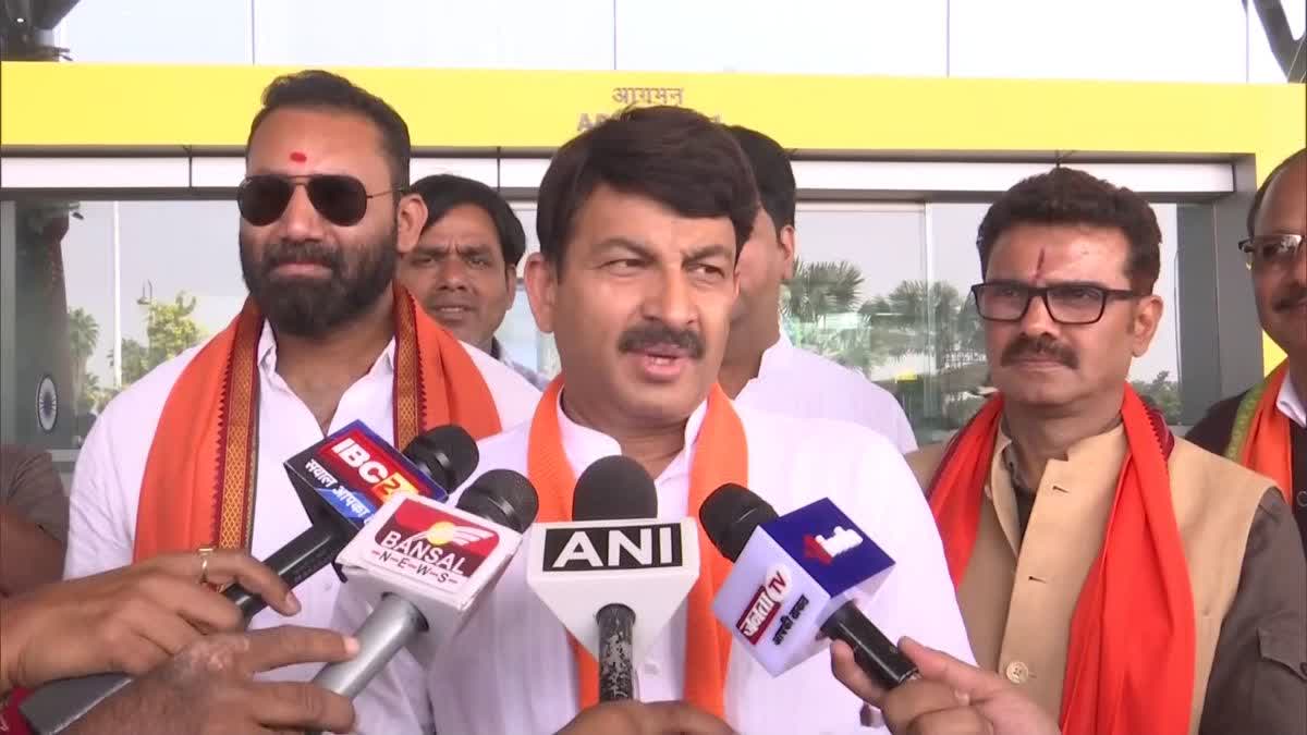 Manoj Tiwari statement on crime