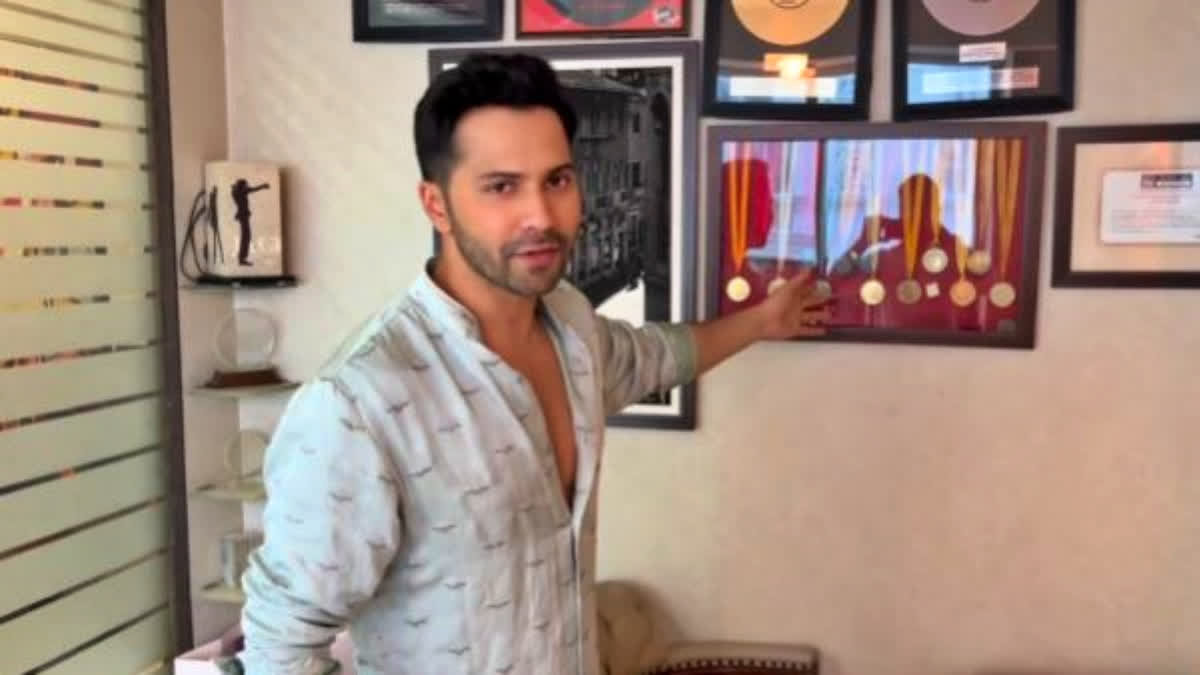 Ahead of the festival of lights, various Bollywood celebrities, in anticipation of the celebration, are organizing Diwali parties for their colleagues in the industry. Within this context, actor Varun Dhawan recently took to his social media account to provide a sneak peek into his office. During this moment, he reminisced about his past experiences and reflected upon his achievements.