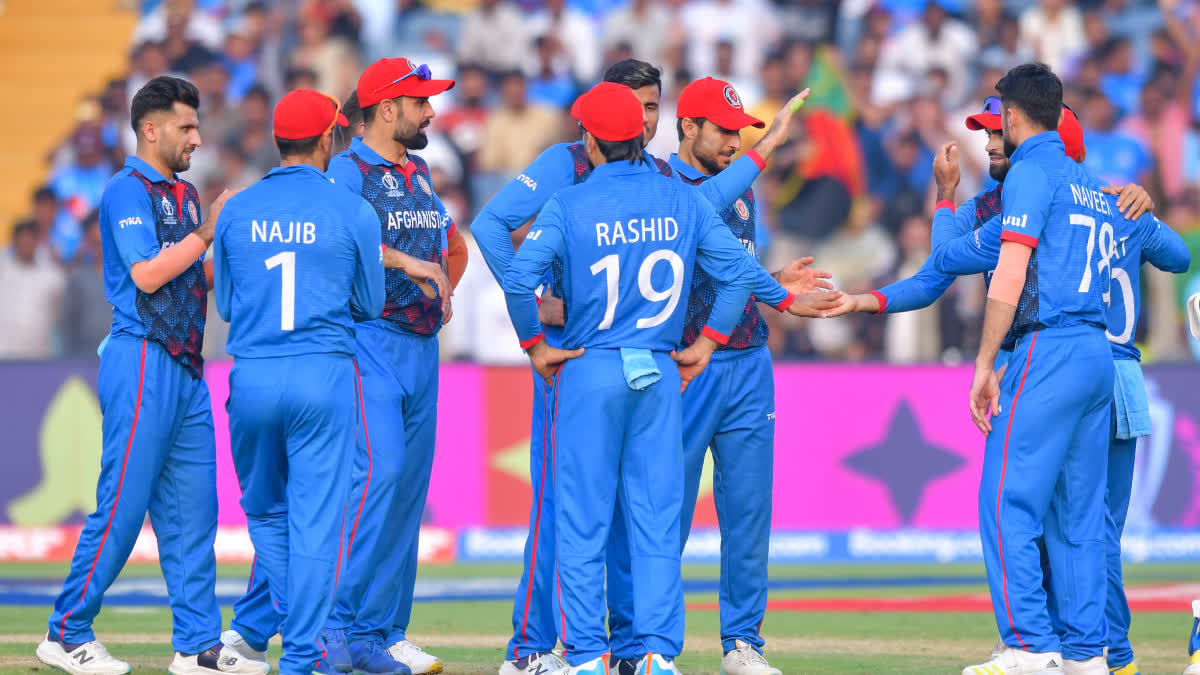 Afghanistan knocked out Cricket World Cup 2023  Afghanistan Cricket Team  Hashmatullah Shahidi  അഫ്‌ഗാനിസ്ഥാന്‍ ക്രിക്കറ്റ് ടീം  ഏകദിന ലോകകപ്പ് 2023  ഹഷ്‌മത്തുള്ള ഷാഹിദി