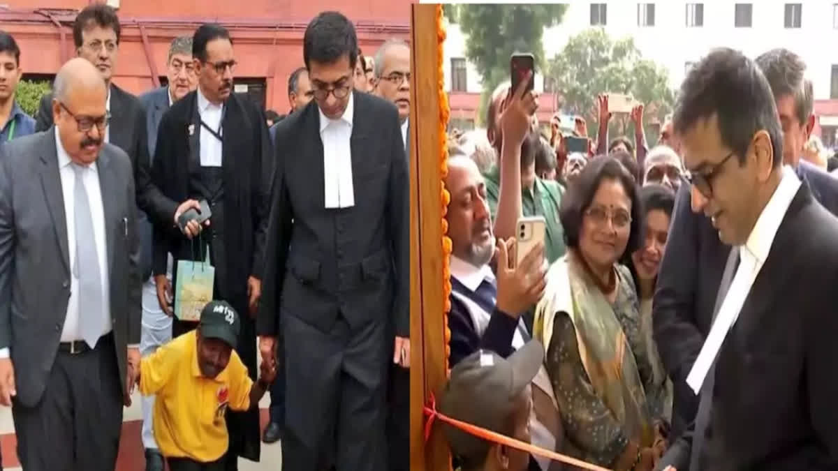 CJI D Y Chandrachud inaugurates cafe run by differently-abled people on SC premises