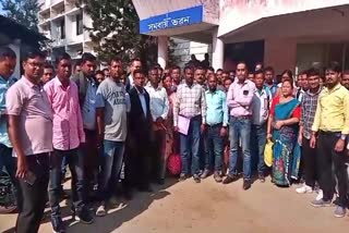 cooperative society employees expressed their anger