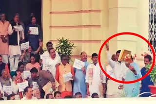 RJD, BJP MLAs clash outside Bihar assembly over distribution of ladoos to celebrate reservation bill