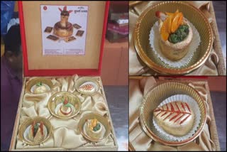 Gold Foil Special sweets for Lakshmi Puja: