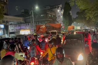 Roads of Ranchi jammed on Dhanteras