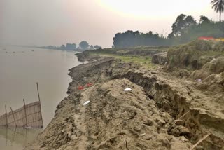 Erosion of Ganga in Sahibganj