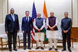 US Secretary of State Blinken, Defence Secretary Austin meet PM Modi