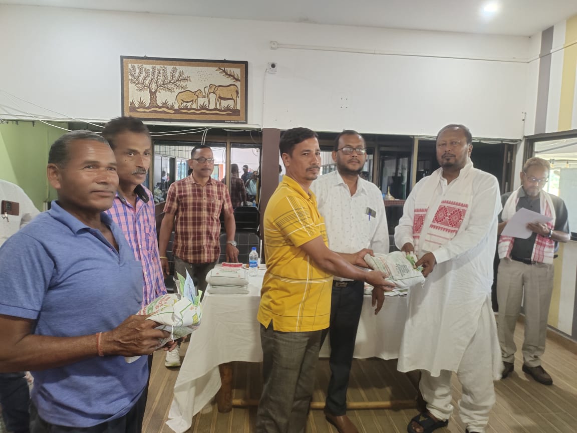 Distribution ceremony of rabi crop seeds by Sonitpur District Agriculture Department