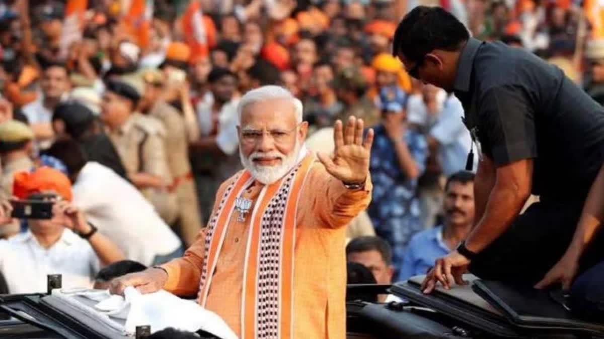 PM Modi Road Show in Ranchi