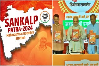 MAHARASHTRA ASSSEMBLY ELECTION  BJP ELECTION MANIFESTO  മഹാരാഷ്‌ട്ര ബിജെപി പ്രകടന പത്രിക  മഹാരാഷ്‌ട്ര നിയമസഭ തെരഞ്ഞെടുപ്പ്