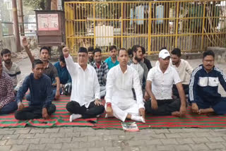 CONGRESS PROTEST IN HALDWANI