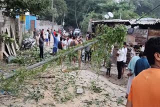 blast at Hotel in Jubilee Hills Hyderabad nearby huts damages telangana