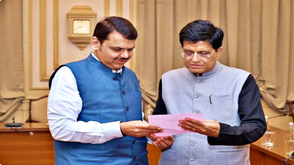 EtDevendra Fadnavis met Union Minister Piyush Goyal