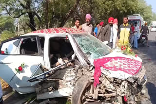Big accident happened in Mansa, 5 people including bride and groom were seriously injured