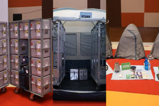 To provide immediate medical help during natural disasters or humanitarian crises not only in India, but also abroad, India has developed Project BHISHM-Bharat Health Initiative for Sahyog, Hita and Maitri, a mobile cube-hospital tailored to treat up to 200 patients, emphasising rapid response and comprehensive care.