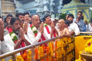 Minister Ponguleti Visited to Bhadrachalam Temple