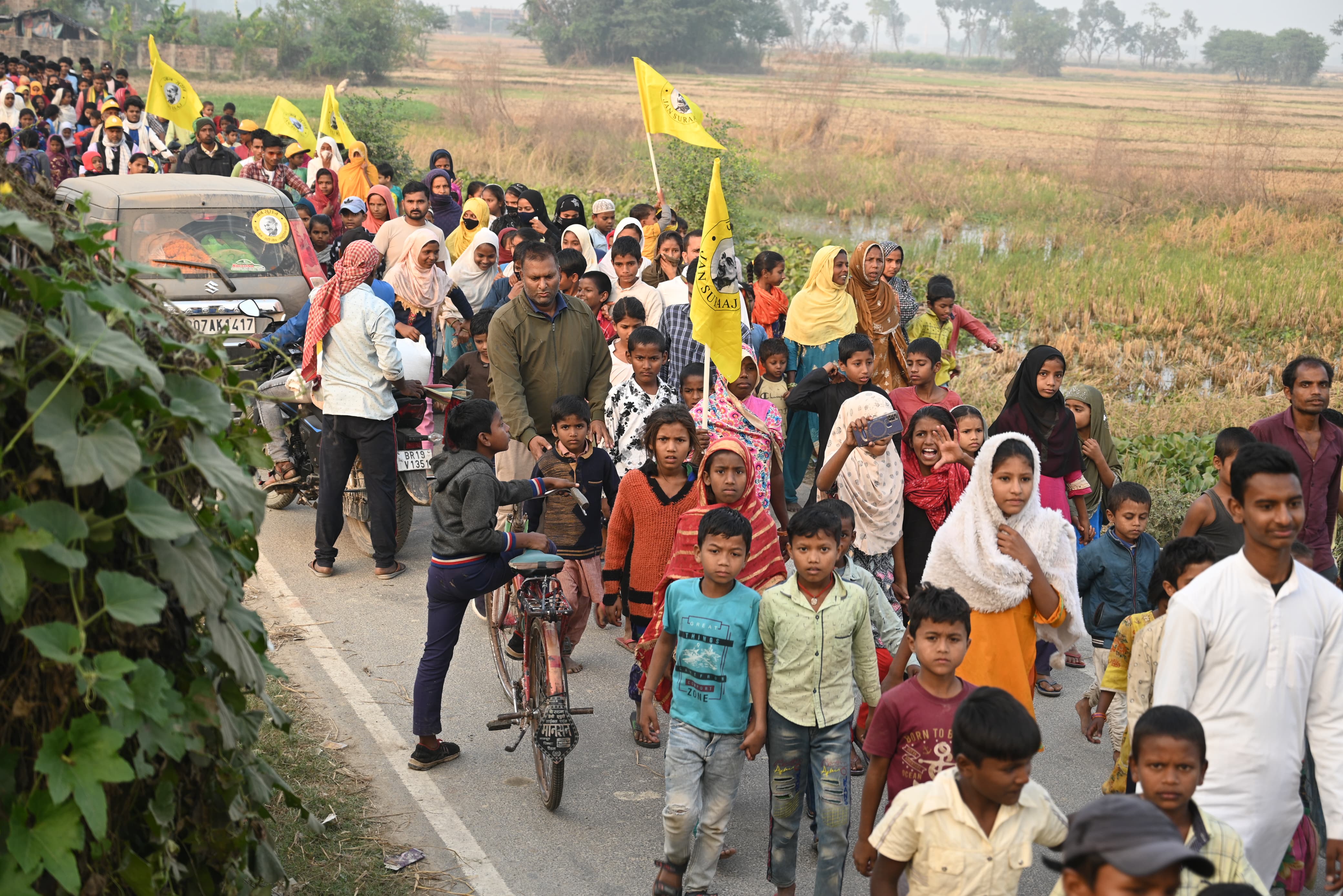 प्रशांत किशोर की पदयात्रा.