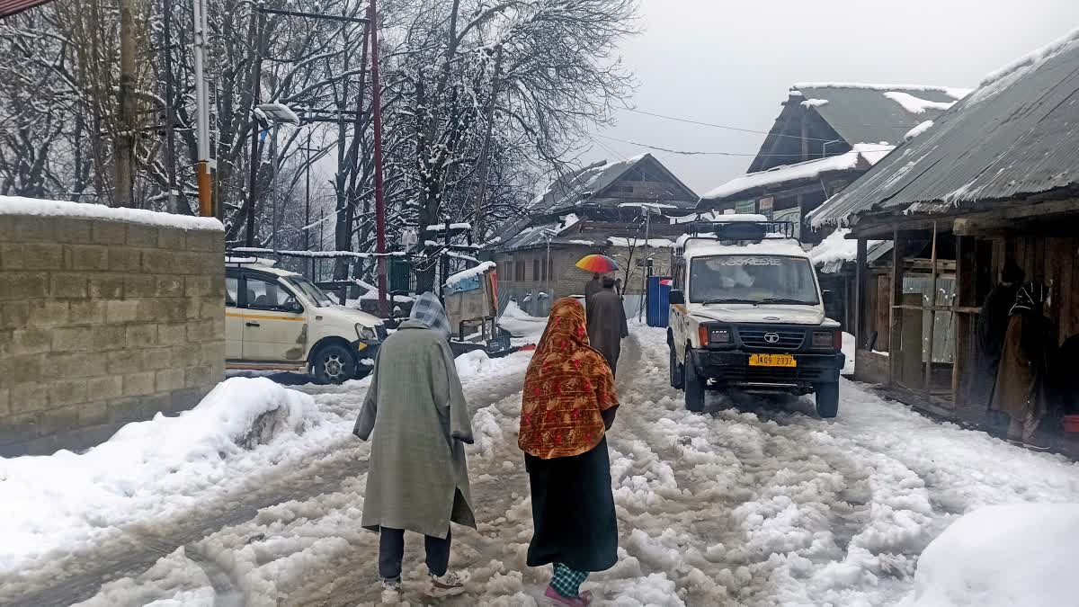 KASHMIR COLD  KASHMIR SNOWFALL  COLDEST NIGHT IN KASHMIR  കശ്മീര്‍