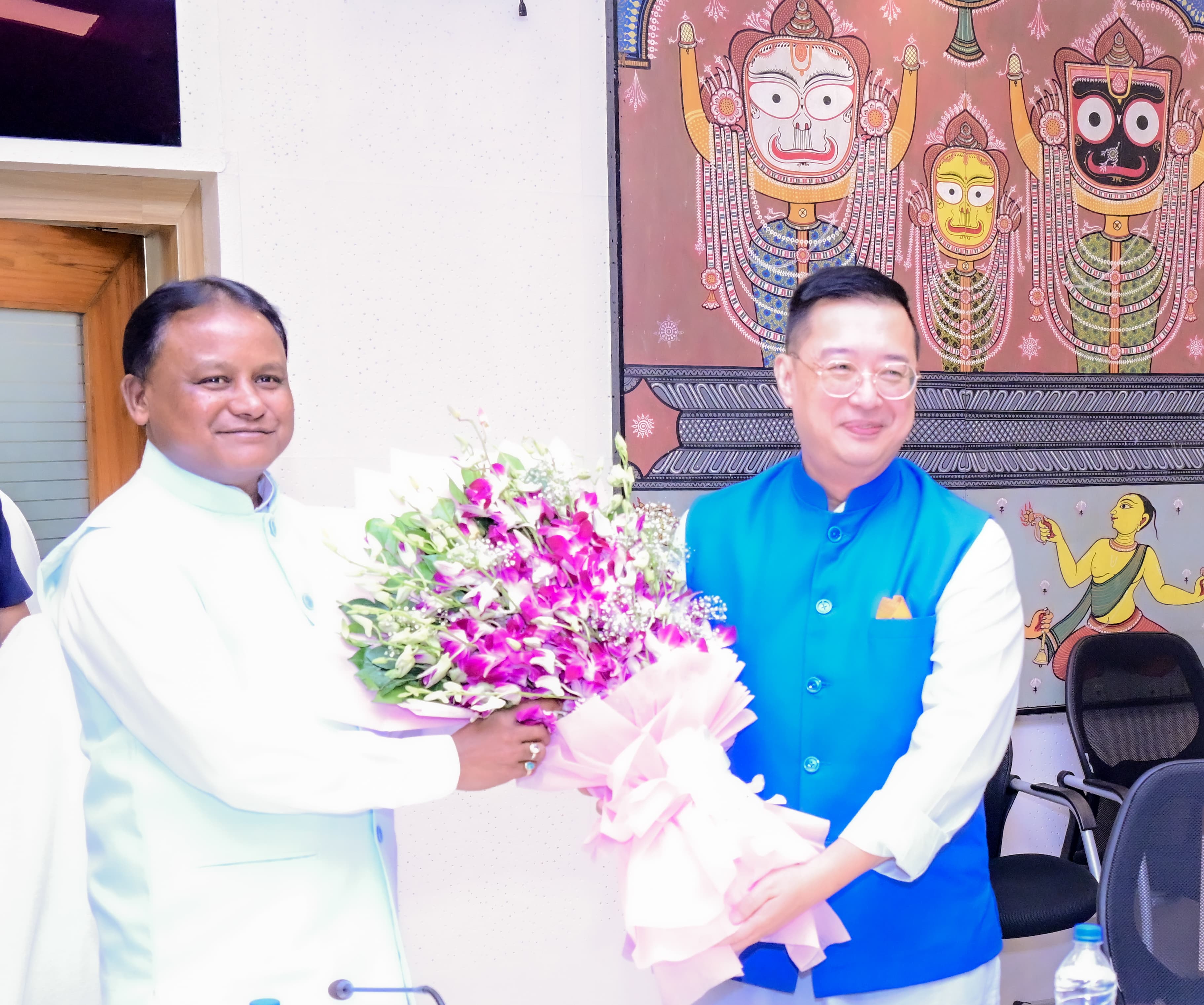 Singapore High Commissioner Meets Odisha CM