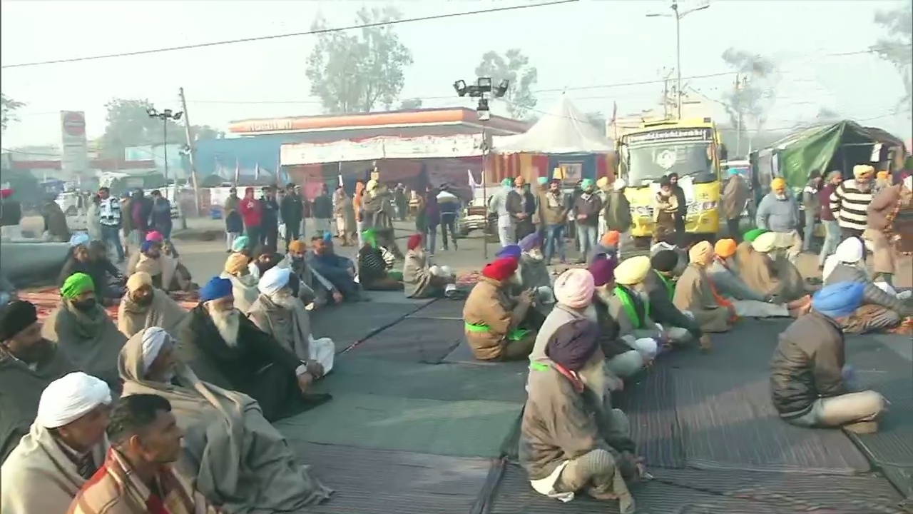 Farmers protest