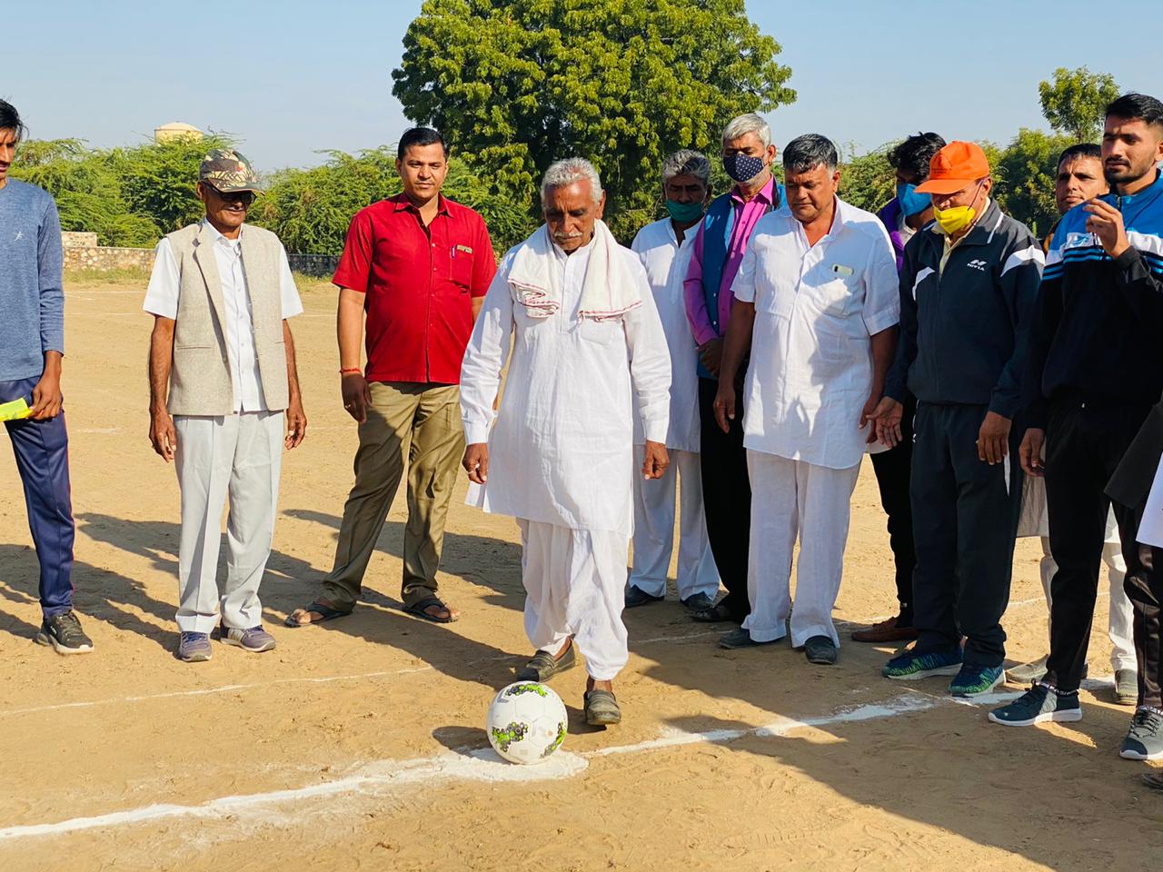 स्वर्गीय प्रताप सिंह गुन्दाऊ, football competition