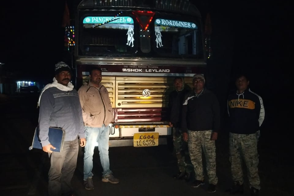 rice being brought from Odisha to Chhattisgarh