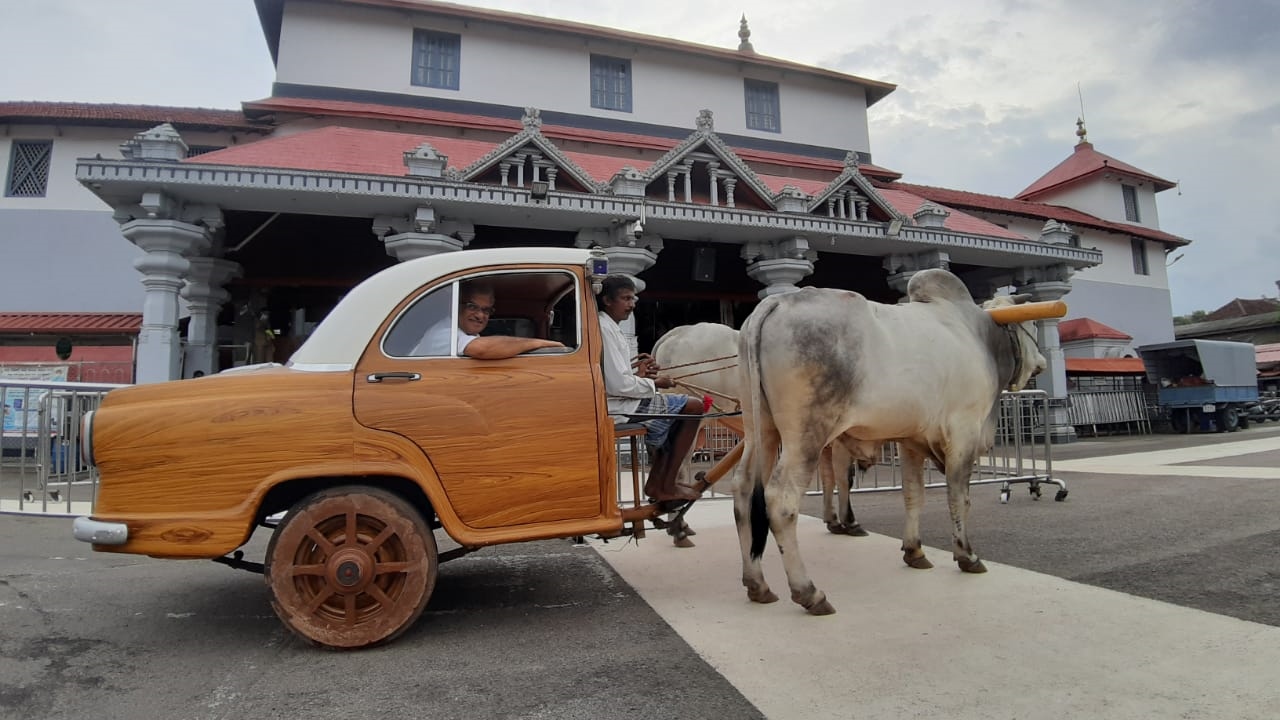 Bull cart rikshaw